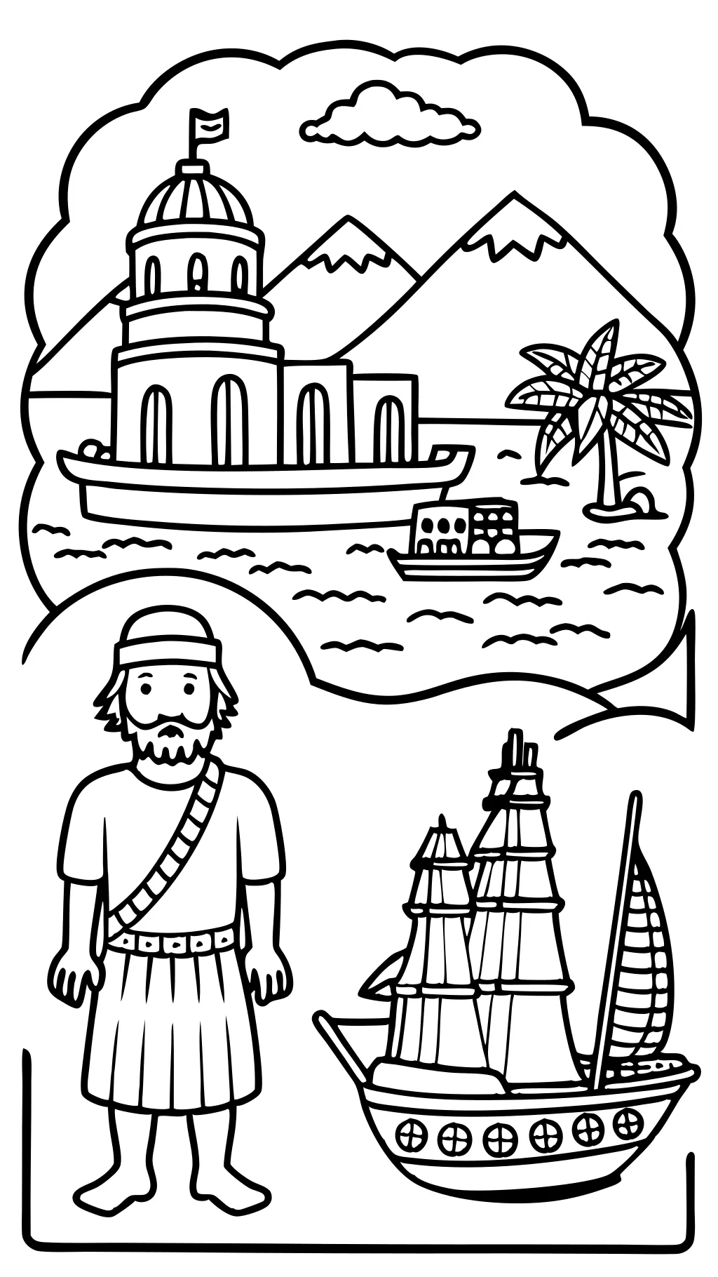 coloring page book of mormon